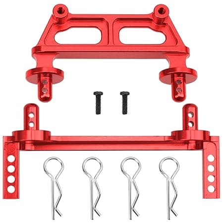 ShareGoo Metal Front & Rear Body Mounts Body Posts Compatible with Hyper Go H16BM H16DR H16 MJX 16207 16208 16209 16210 1/16 RC Car Upgrade Parts 3