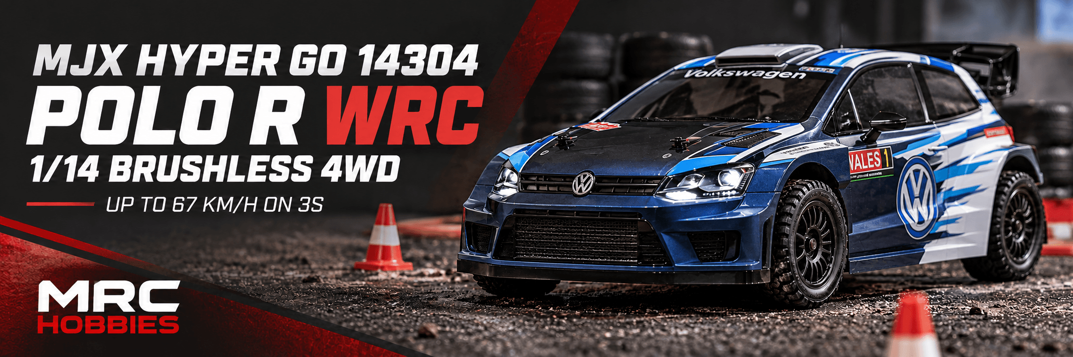 MJX Hyper Go 14304 Volkswagen Polo R WRC: Rally Excitement in 1/14 Scale