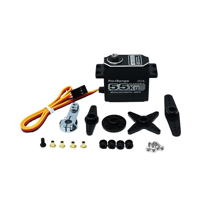 Pro-Range Brushless BLS4355 55kgcm Metal Gear Digital Servo Motor - 180 degree 0
