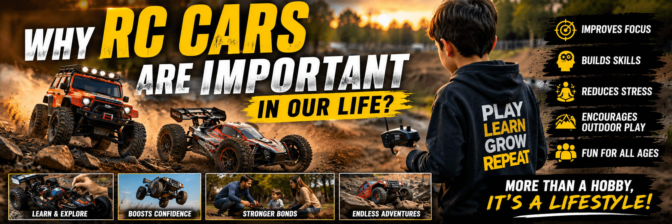 Why RC Cars Are Important in Our Life: More Than Just a Toy