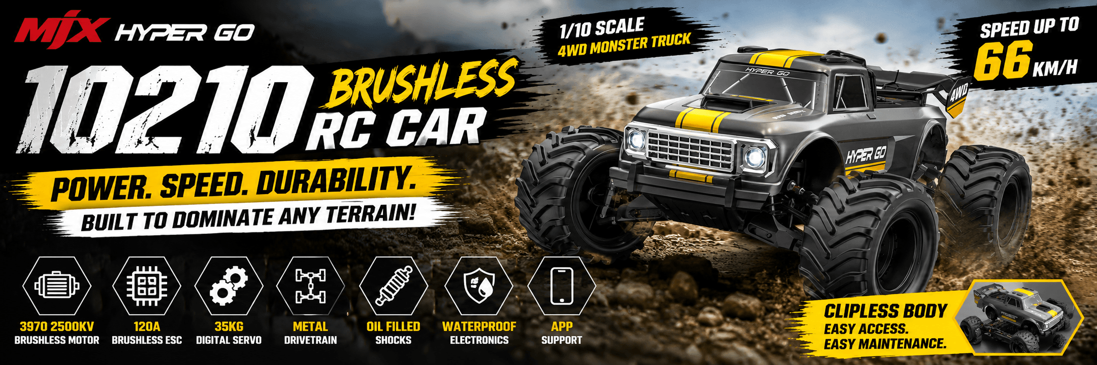 MJX Hyper Go 10210 Brushless RC Car Review (2026)
