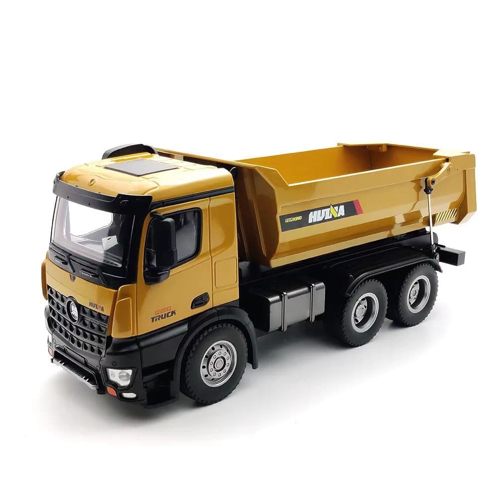 Huina 1582 Dump Truck Toys 1/14 10Channel Alloy Metal RC Engineering Excavator 0