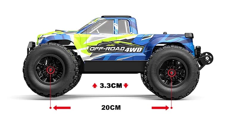 MJX 14208 1:14 Scale 4WD Brushless RC Bigfoot Truck 60 km/h High Speed RTR Off-Road Truck 1