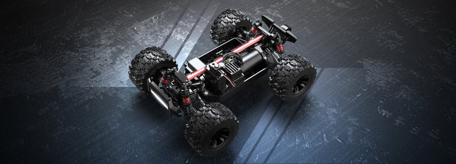 MJX 14208 1:14 Scale 4WD Brushless RC Bigfoot Truck 60 km/h High Speed RTR Off-Road Truck 5