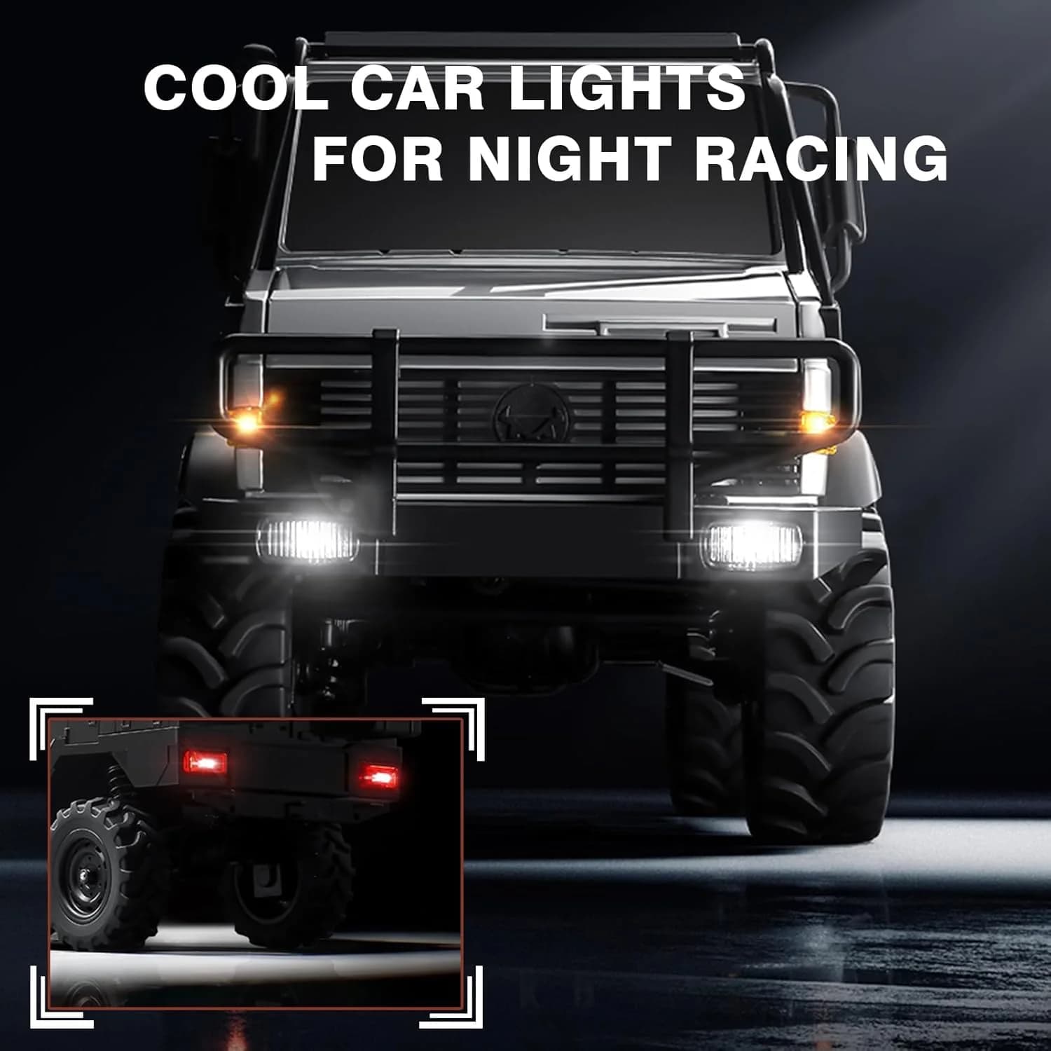 MNR/C MN333 1/18 4WD Off-Road Alloy RC Semi-Truck Rock Crawler RTR 3