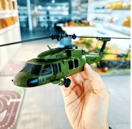 Wltoys K170 UH-60L 2.4GHz 4CH Brushless Military RC Helicopter RTF, 6-Axis Gyro 5