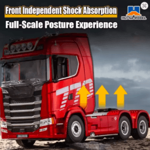 Huina 1501 1/18 2.4G 19CH Scania Tractor Truck RTR Cool Light Full Scale RC Car Vehicle Models – Only RC Trailer 2