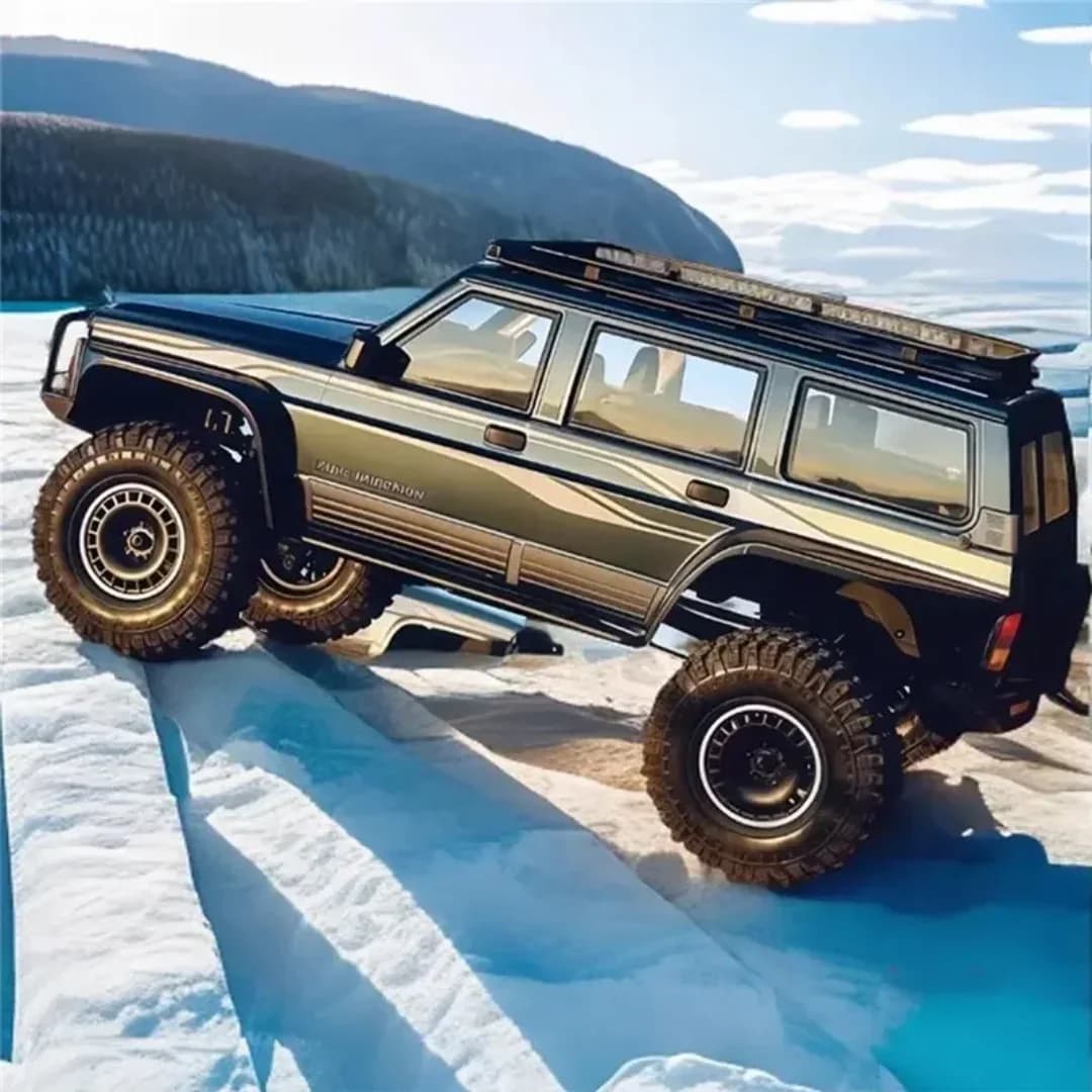 YIKONG YK4107 PRO 1:10 Scale RC Rock Crawler 4WD Brushless Car With 25KG Servo Dual Speed Differential Lock Metal Gear INDIA 0