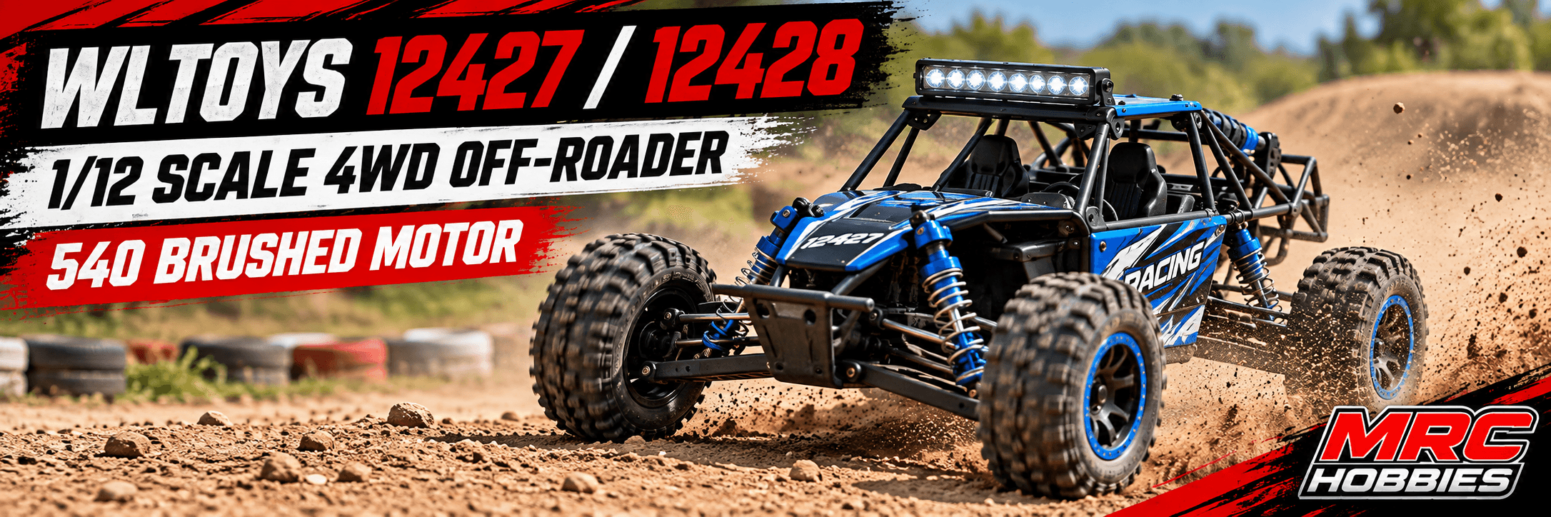 WLToys 12427/12428: 1/12 Scale 4WD Off-Road Action