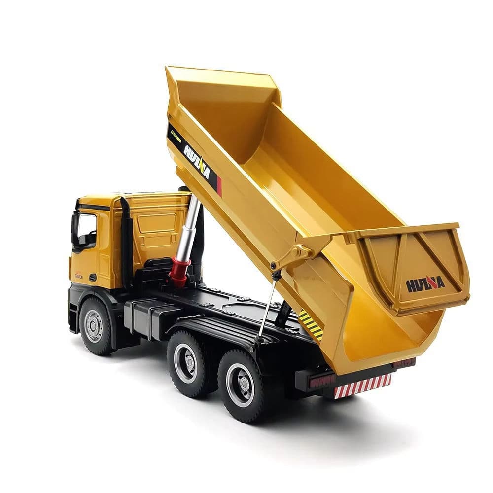 Huina 1582 Dump Truck Toys 1/14 10Channel Alloy Metal RC Engineering Excavator 5