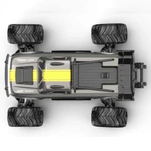 MJX Hyper Go 10210 1/10 Brushless RC Truck Grey – 80KMPH India (Silver/Red) 1
