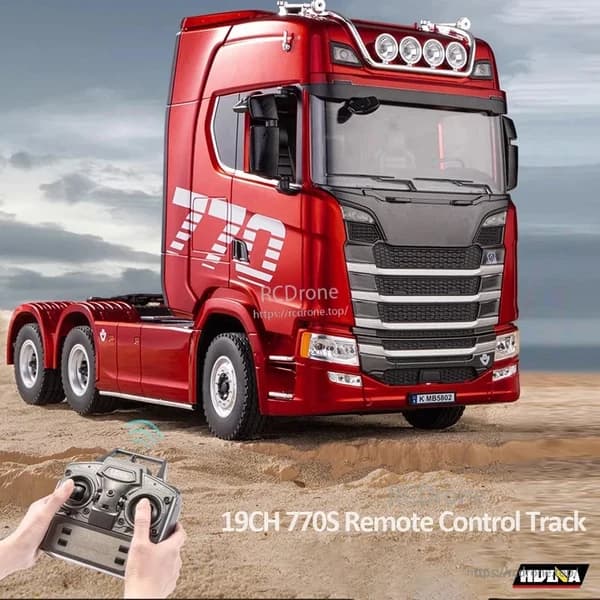 HUINA 1501 770S RC Truck with 1502 Trailer 1/18 19CH Transport Truck RTR | India 8