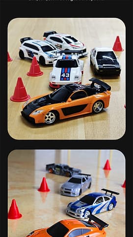 Jiabaile 4305(Gyro)- 1/43 Scale RC Drift Car 2.4G 4WD, Top Speed 15km/h RC India 5