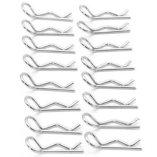 Stainless Steel Body Clips Shell Cover Pin Bend for 1/10 RC Car Remot 1