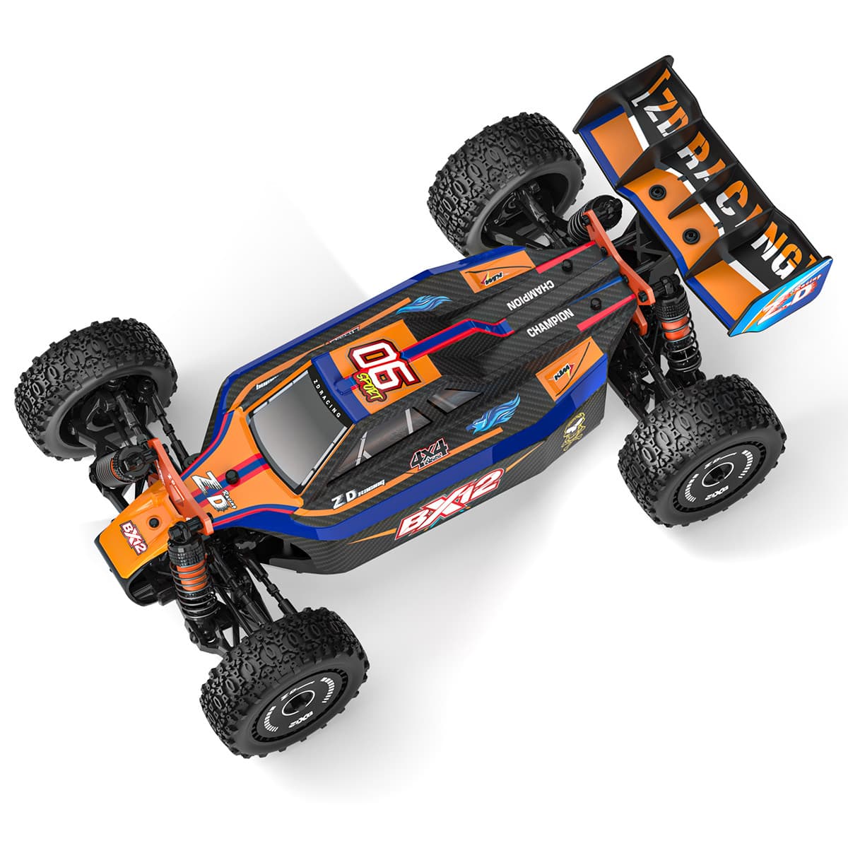 Zd Racing BX12 1:12 Brushless Road Rc Car 4X4 Suitable For College Races 2