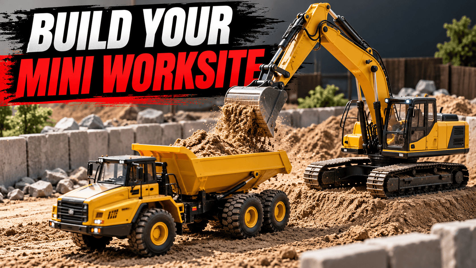 RC Construction Vehicles: Build a Mini Worksite at Home