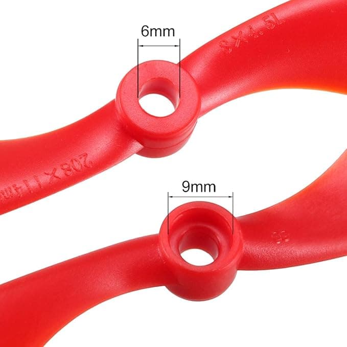 RC Propellers CW CCW 8045 8x4.5 Inch 2-Vane Fixed-Wing for Airplane 0