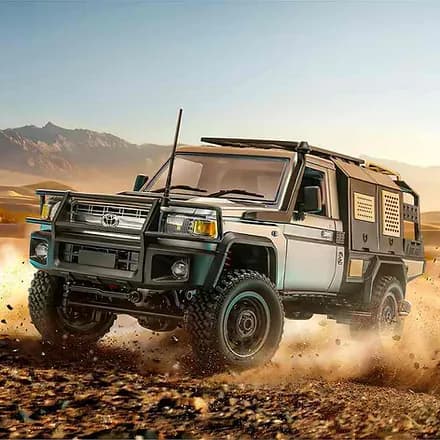 MNRC MN82S 1:12 RC Off-Road Pickup Truck – Retro Full-Scale 4WD 2.4GHz RC Car with 280 Motor for Kids & Adults 5
