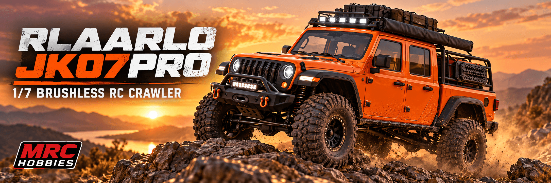 Rlaarlo JK07Pro 1/7 Scale 4WD Brushless RTR RC Crawler: Take the Trail Further