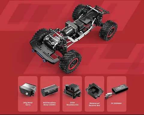 MJX Hyper Go H12P RC Car 1/12 4WD Brushless 2.4G Ford Bronco 6