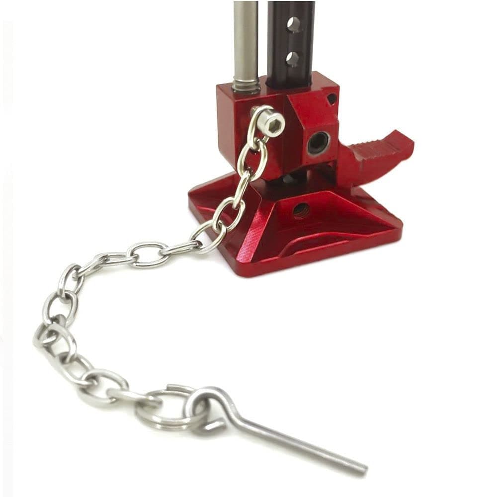 for 1/10 Rc Lifting Jack Partially Compatible with Axial Metal Adjustable Trim High Lift Jacks(red) 1