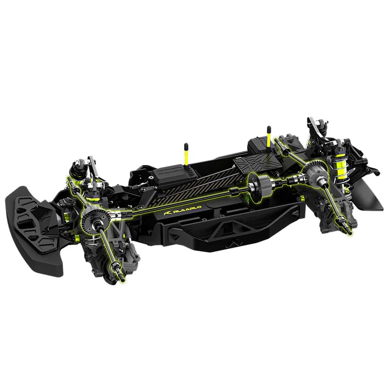 Rlaarlo XTS-F10 1/10 Carbon Fiber 4WD Brushless RC Rally Car RTR 6