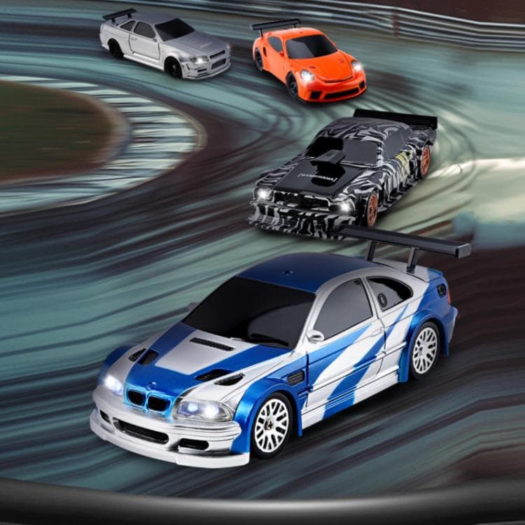 1:43 Full Scale Mini 4WD Drifting Charging Remote Control Car, Color: 4302G Blue M3 With Gyroscope 3