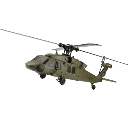 Wltoys K170 UH-60L 2.4GHz 4CH Brushless Military RC Helicopter RTF, 6-Axis Gyro 3
