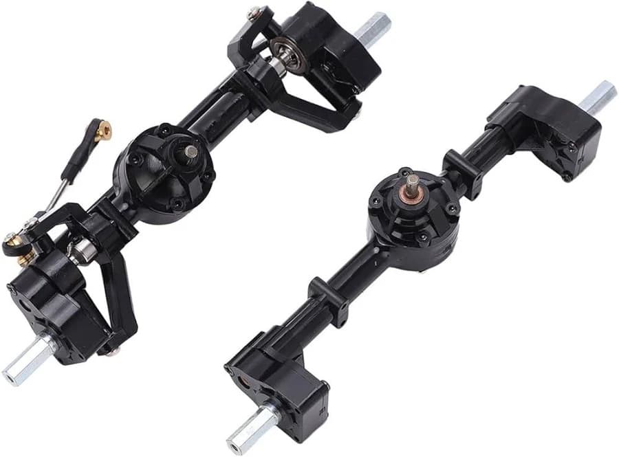 WPL Front and Rear Portal Axle with Metal Drive Shaft for WPL C14 C24 C24-1 C34 C44 B14 B24 1/16 RC Car Upgrades Parts 3