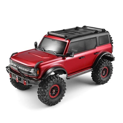 Wltoys 104020 RTR 1/10 2.4G 4WD RC Car Rock Crawler Off-Road Climbing Truck Full Proportional LED Light Vehicles Models Toys - Red Standard Version 0