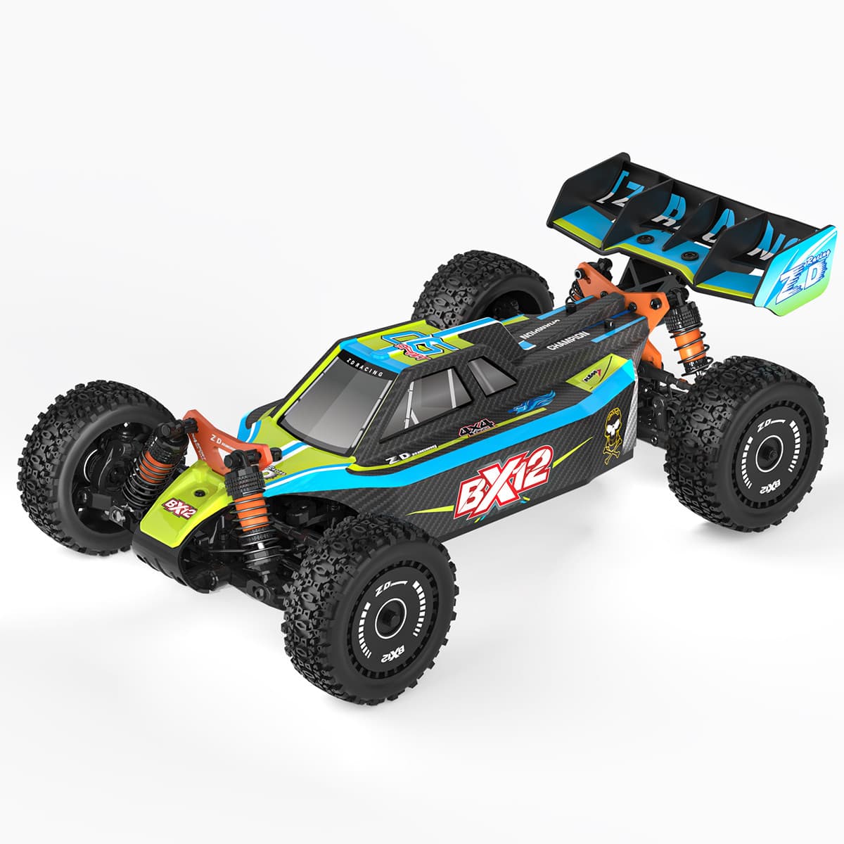 Zd Racing BX12 1:12 Brushless Road Rc Car 4X4 Suitable For College Races 1