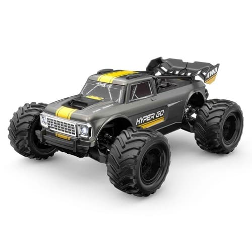 MJX Hyper Go 10210 1/10 Brushless RC Truck Grey – 80KMPH India (Silver/Red) 1