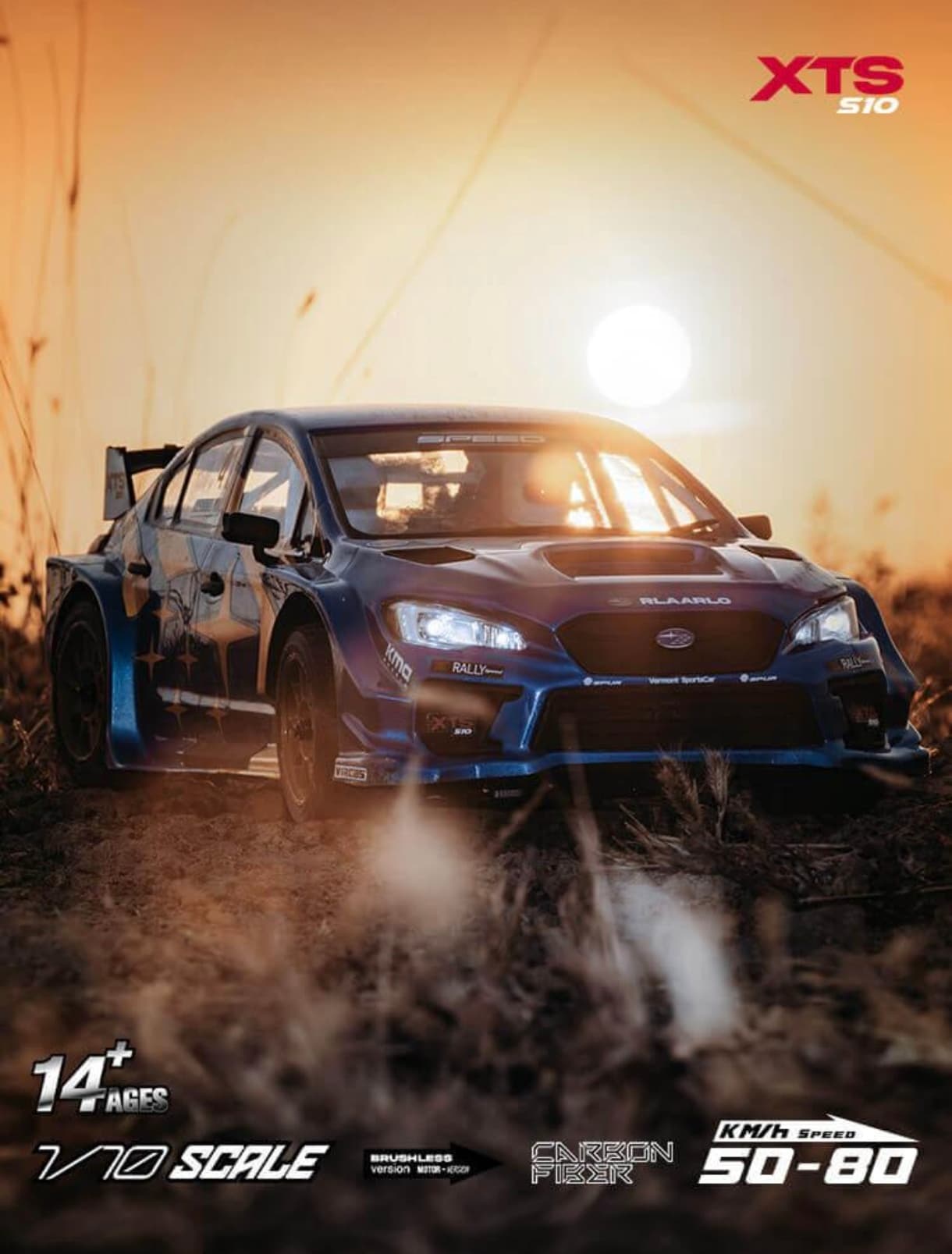 Rlaarlo 1/10 Scale Brushless RTR Rally Car XTS-S10 3