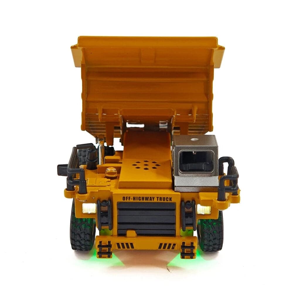 TRASPED HG4-414 1:64 Scale Mini RC Alloy Dump Truck | 2.4G App Control | Lights & Music 8