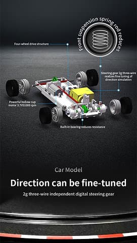 Jiabaile 4303(Gyro) 1/43 RC Mini Drift Car For Kids And Adults India 4