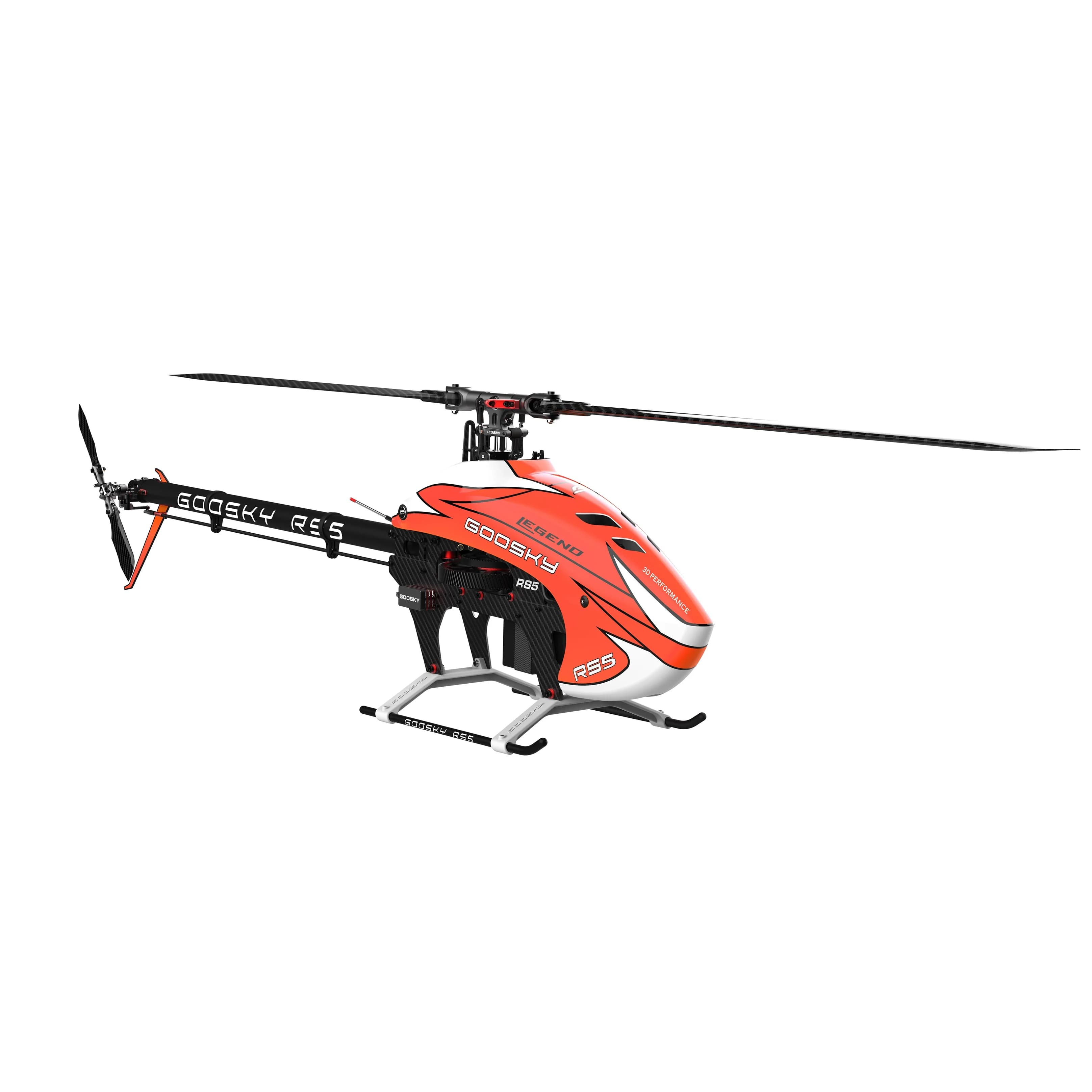 Goosky Legend RS5 Helicopter Kit Orange version with Blades 0