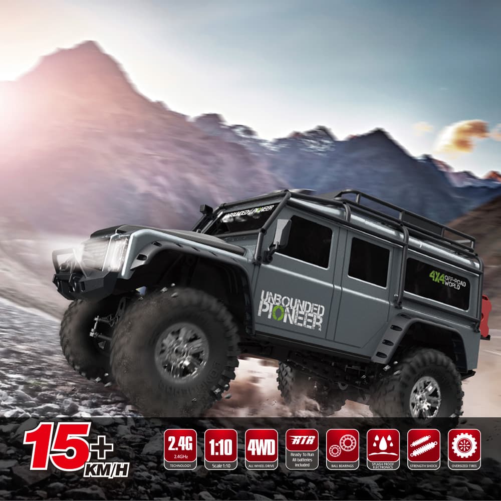 Racing Rally 1:10 4WD Off Road Crawler RC Car Range Rover First Generation 0