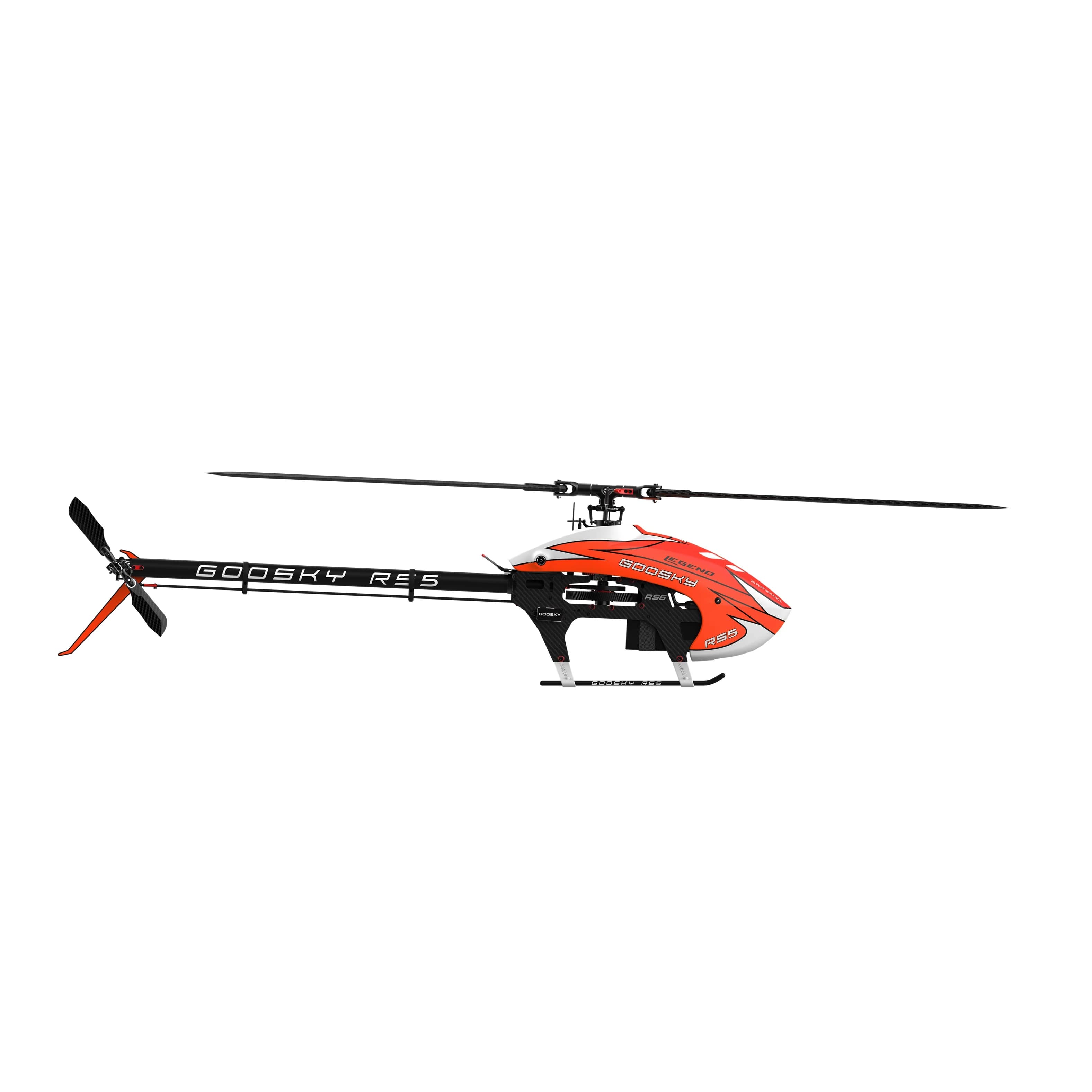 Goosky Legend RS5 Helicopter Kit Orange version with Blades 2