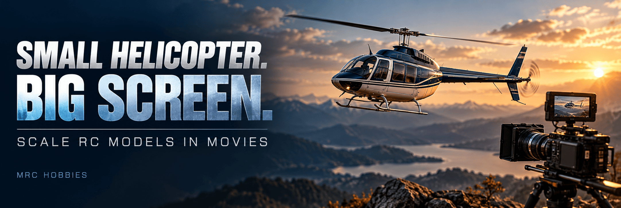 How Scale RC Helicopters Replace Full-Size Helicopters in Movie Scenes
