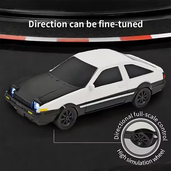JIABAILE 4306 Gyro Mini Toys 4WD 1/43 RC Speed Car RTR 2.4G Radio Control Racing Drifting Car Four-wheel Drive 2