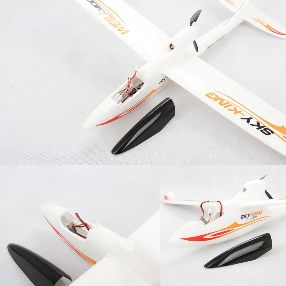 WLTOYS F959S Sky-King 2.4G 3CH 6-Axis RTF RC Glider Airplane India 11