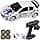 LDRC 2802PRO 1/28 Mini RC Drift Car GTR 2.4GHz 4WD RTR with Gyro and 4PCS Drift Tires Racing Radio Control Cars (White) 3