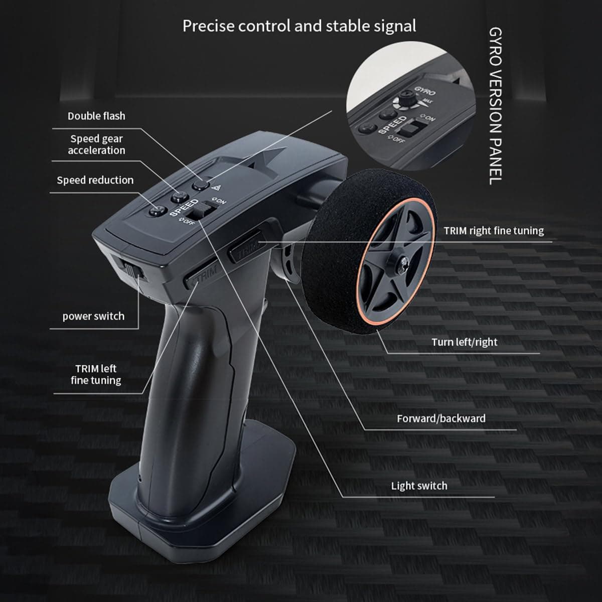 1:43 Full Scale Mini 4WD Drifting Charging Remote Control Car, Color: 4309G With Gyroscope 4