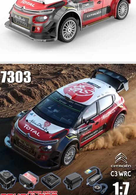 MJX Hyper Go 7303 1/7 Scale 4WD RC Rally Car – 60KM/H Brushless WRC Citroen C3 Replica 1