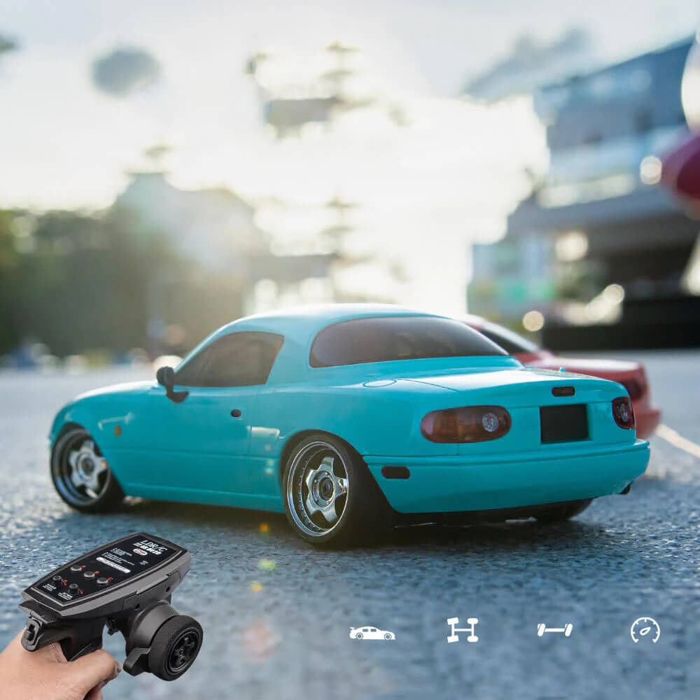 LDRC 1804 RC Drift Car RTR 1/18 Mazda MX-5 2.4G RWD Gyro (BLUE) 2