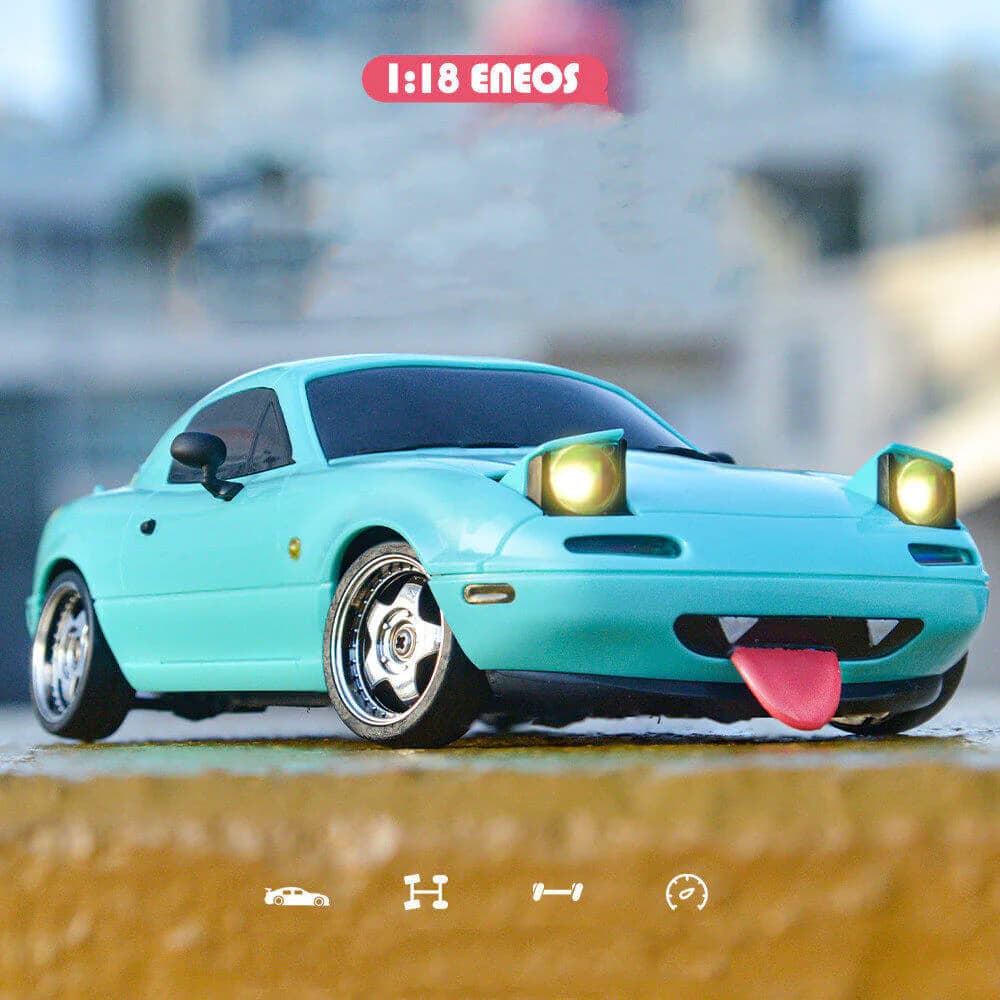 LDRC 1804 RC Drift Car RTR 1/18 Mazda MX-5 2.4G RWD Gyro (BLUE) 3