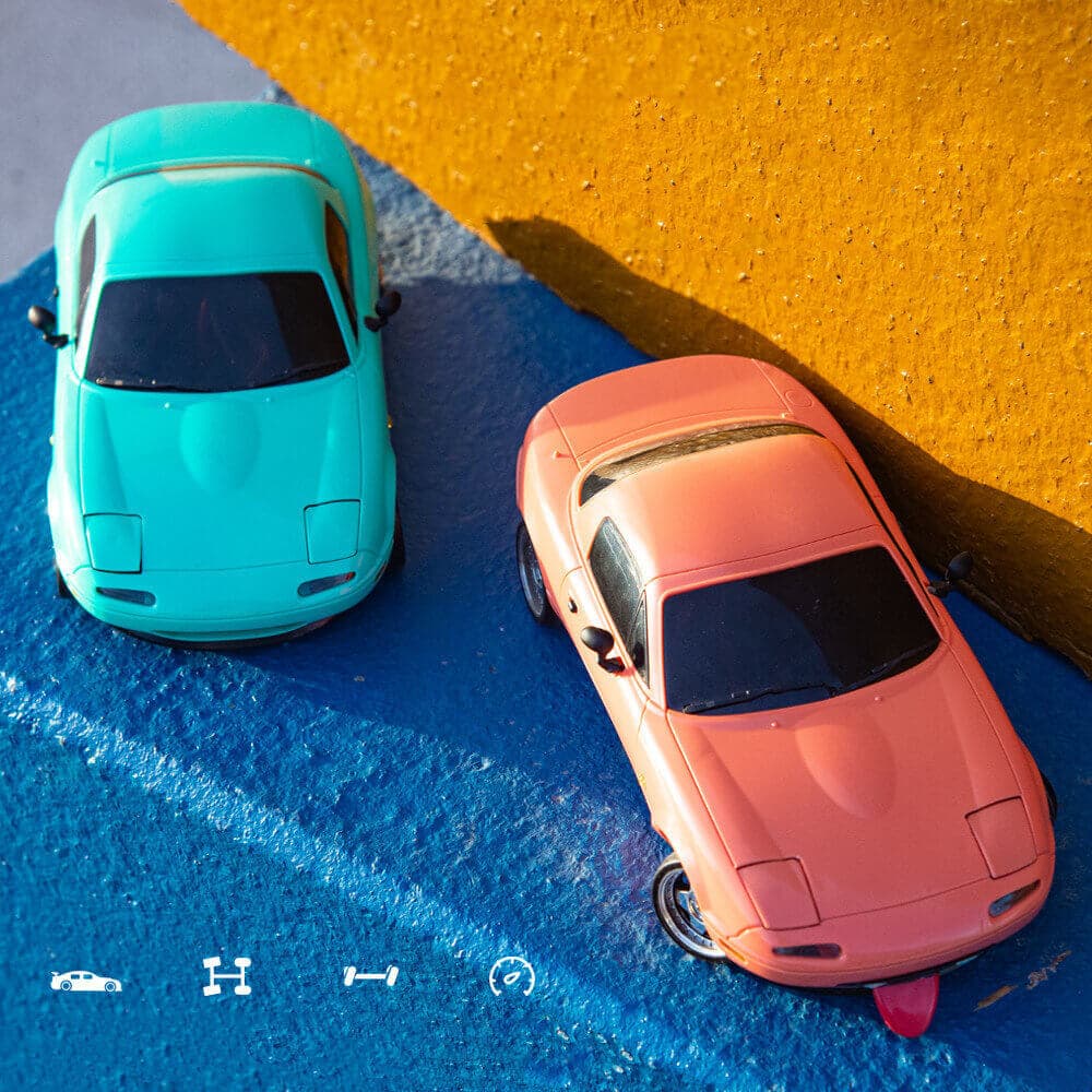 LDRC 1804 RC Drift Car RTR 1/18 Mazda MX-5 2.4G RWD Gyro (BLUE) 4