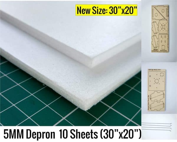 Depron 10 Sheet Pack 5mm( 30*20inch) 0