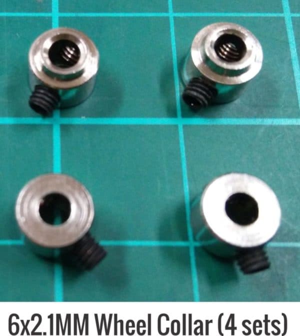 Landing Gear Wheel Stop Set Collar 6×2.1mm 4 Sets 0