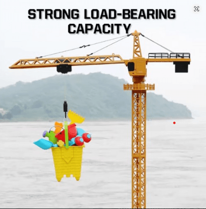 Huina 1585 Remote Control Alloy Tower Crane Children's Electric Remote Control Engineering Crane 1